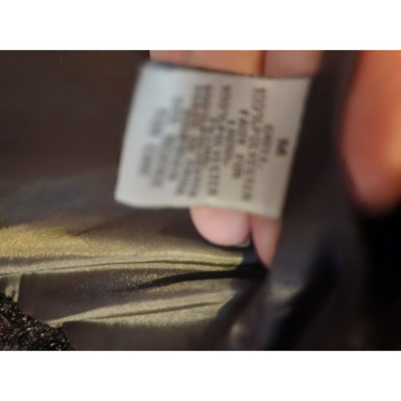 NWT VINTAGE Geneology Fashion DNA M Faux Fur PUFFER Vest BLACK NEW MEDIUM Y2K - Picture 4 of 6